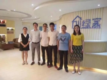 熱烈祝賀無錫曾總、陳總團隊成功加入創(chuàng)綠家！