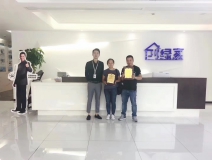 熱烈祝賀李總夫婦、呂總夫婦簽約創(chuàng)綠家永康市區(qū)級代理！