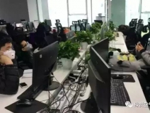 成都一公司邊裝修邊辦公，裝修味道嗆人 員工戴防毒面具辦公