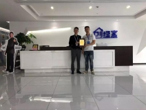 熱烈祝賀王總簽約創(chuàng)綠家南京市區(qū)級代理！